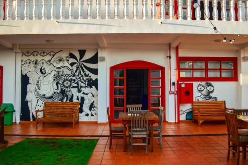 Garden, Hostel Poesia in Foz Do Iguacu