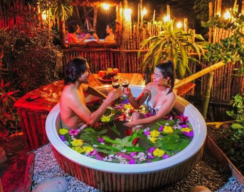 Pezsgőfürdő, Villa Sonia Eco-Hostel in Garzon (Huila)