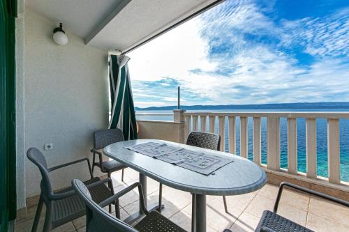 陽台/露台, Apartments by the sea Pisak, Omis - 7520 in 米美沙