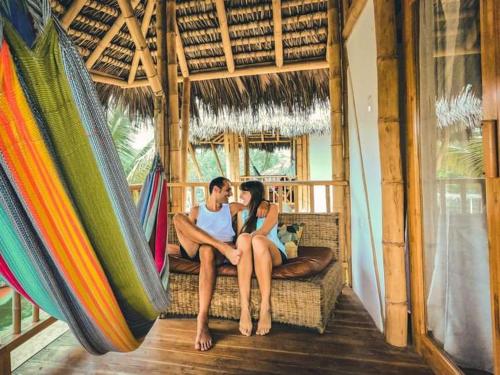 Balkons/terase, Hotel Bambú (Hotel Bambu) in Kanoa