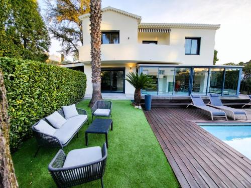 VILLA BEL AIR CANNES - 240m2 - Freshly completely renovated - Beach - Pool - No Party allowed - No bachelor-ette stay