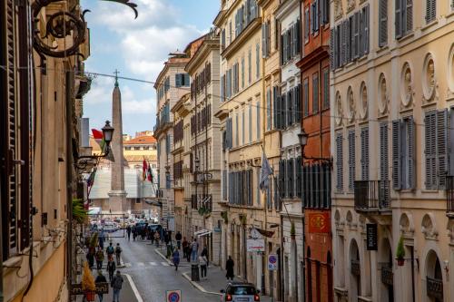 로마 Piazza di Spagna Moda Luxury Apartment 3성급 싱글룸 레스토랑