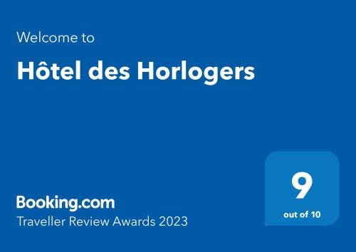 Hôtel des Horlogers