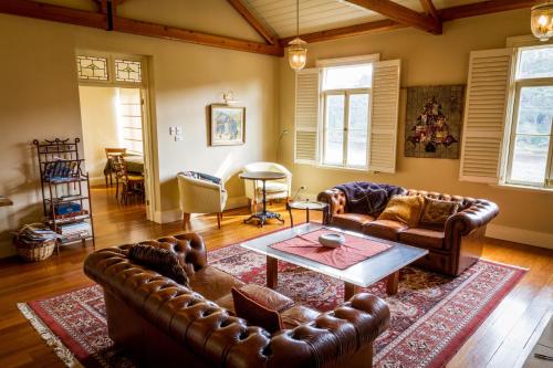 Shared lounge/TV area, Tizzana Winery Bed and Breakfast in Hawkesbury Valley
