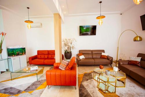 ล็อบบี้, Hotel les Vallons in อาบิดจัน