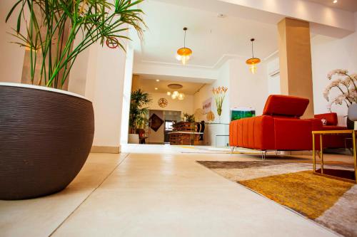 ล็อบบี้, Hotel les Vallons in อาบิดจัน