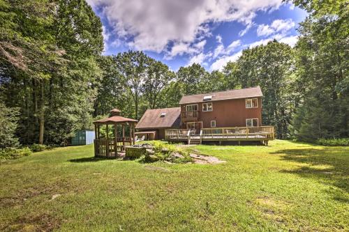 Modern Catskills Escape on 25 Acres with Deck!