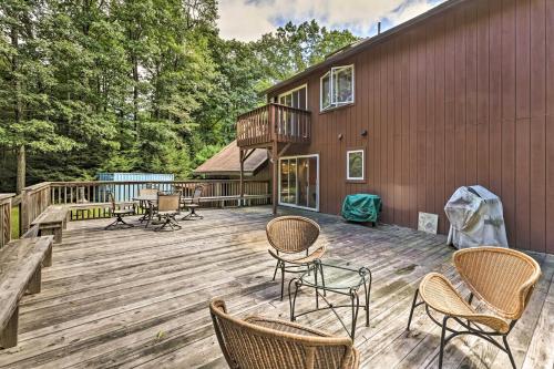 Modern Catskills Escape on 25 Acres with Deck!