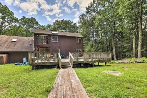 Modern Catskills Escape on 25 Acres with Deck!