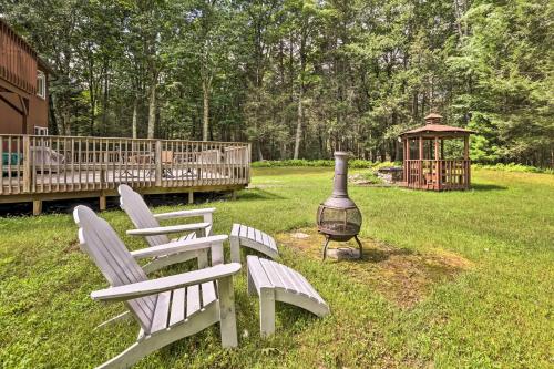 Modern Catskills Escape on 25 Acres with Deck!