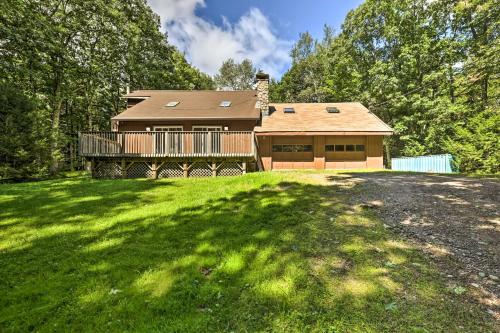 Modern Catskills Escape on 25 Acres with Deck!