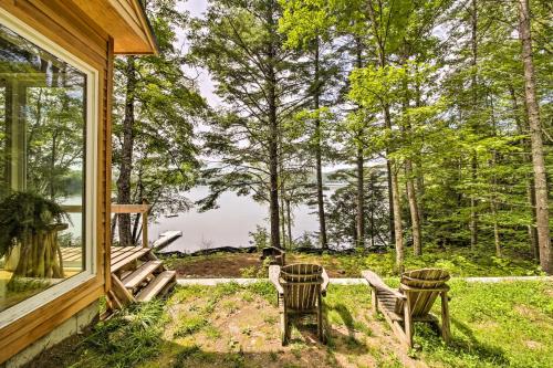 Beautiful Embden Pond Cabin with Dock and Kayaks!