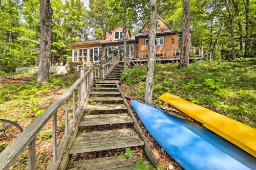 Beautiful Embden Pond Cabin with Dock and Kayaks!