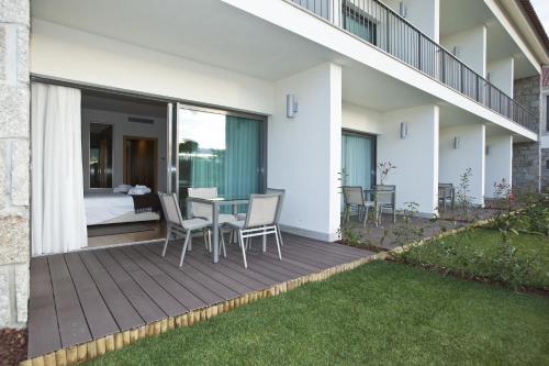 ระเบียง/ชานเรือน, Madre de Agua Hotel Rural de Charme in กูเวีย