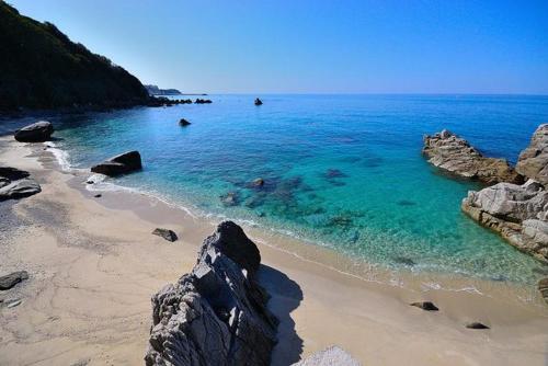 Appartamento con veranda vista mare