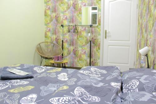 1 double bed