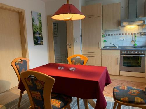 廚房, Fewo Kurth - Haus Dulshorn in 維爾德斯豪森