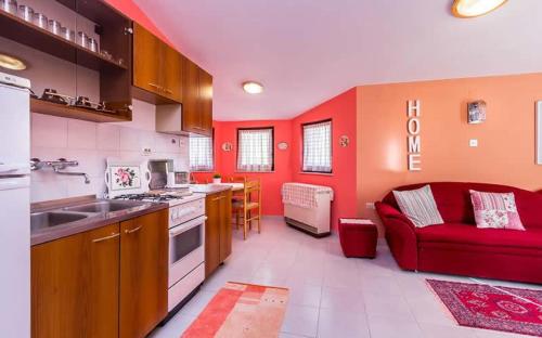 keuken, Apartments Bardak in Liznjan