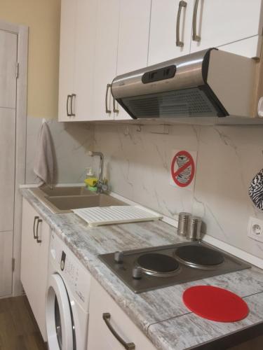 bucătărie, Hostel 5 rooms in Oskemen