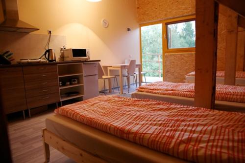 3 twin beds