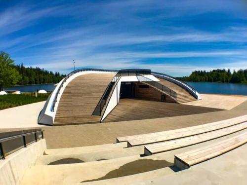 Bed&Boat two-story boathouse on lake+boat (incl.)