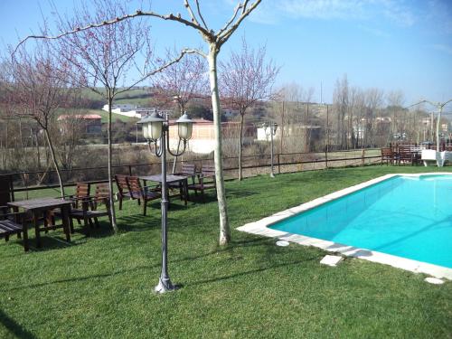 Peldbaseins, Hotel A Santiago in Belorado
