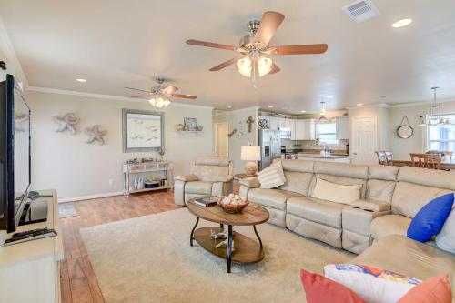 Stilted Galveston Vacation Home with Canal Views!