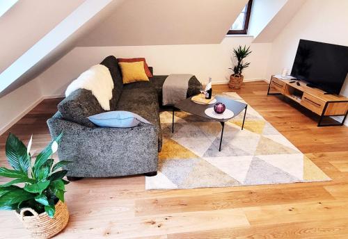 Seezeit - gemütliche Ferienwohnung, Tiefgarage, Cospudener See in Markkleeberg, Deutschland