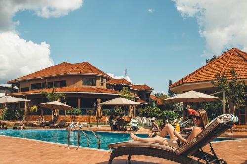 Restaurace, Nile Village Hotel in Jinja
