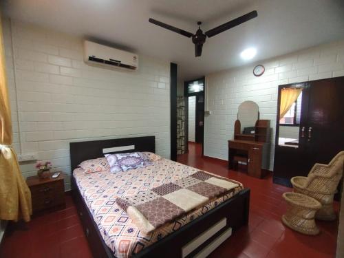 UDUPI HOMESTAY - Cottage House - Dendoorkatte