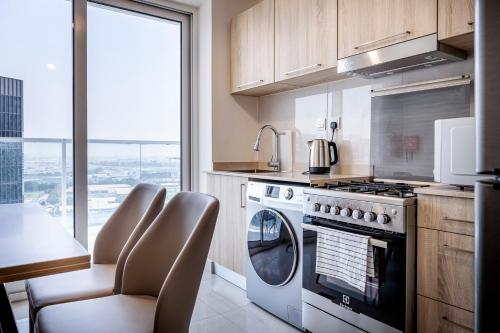One bedroom family apartment with Kitchen & Balcony image 8