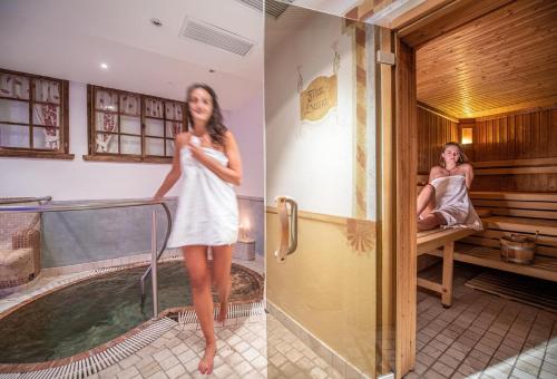 Sauna, Hotel Edelweiss in Braies