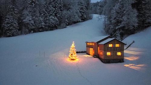 外部景觀, Hirschberghütte (Hirschberghutte) in 比曹