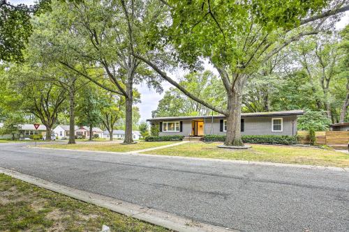 Overland Park Home with Deck and Waterfall Pond!