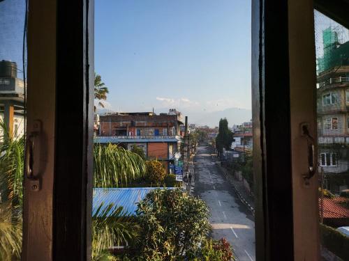 View, Dharma Backpackers in Pokhara