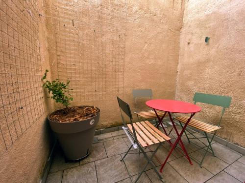 Appartement 4 pers plein centre ville, wifi, balcon