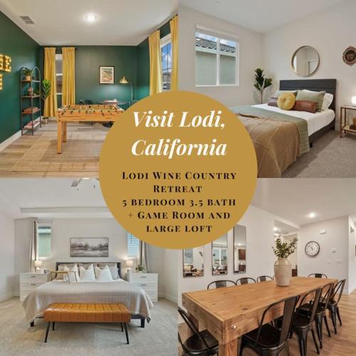 Stunning 5BR Wine Country Retreat in Lodi