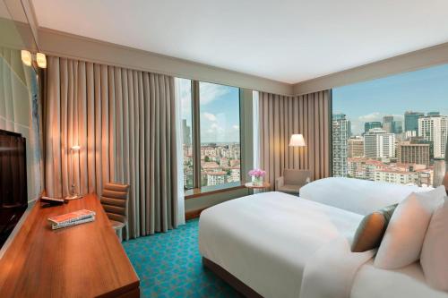 2 twin beds