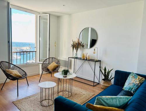 Sognu di Matteu - Bel appartement entièrement climatisé - vue mer, vieux port Bastia - Location saisonnière - Bastia