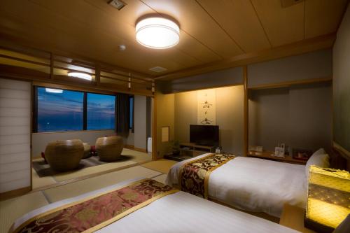 寿海亭デラックス　ツインルーム　シービュー