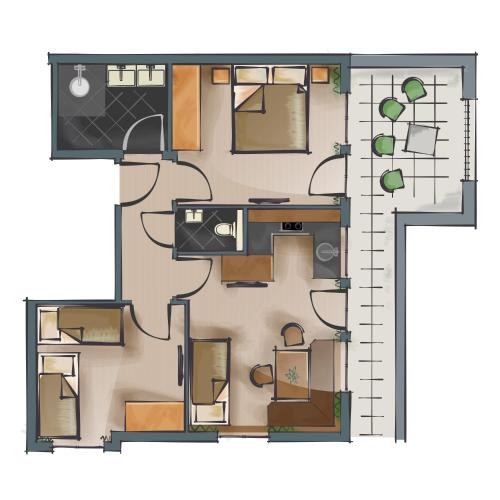 Apartment with Terrace