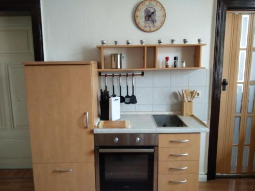 köök, Ferienwohnung Zur Weißen Taube in Dobbertin
