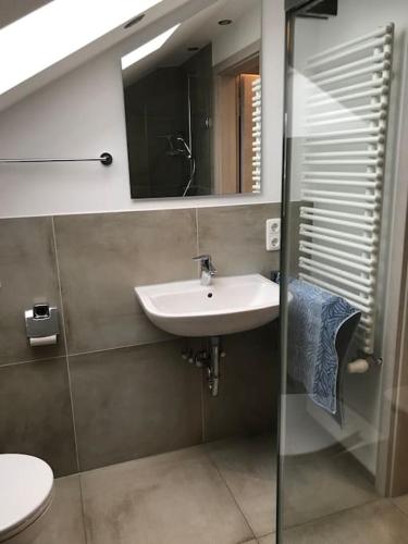 Shower, Ferienwohnung in Wiesent-gerne Handwerker/Monteure in Wiesent