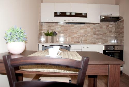 厨房, Apartmany Fonte in 奥雷奇奥瓦博顿