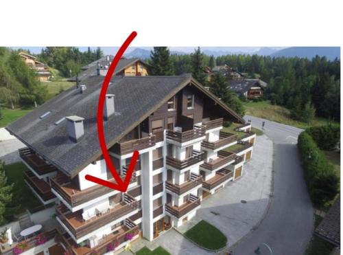 A szálláshely kívülről, Peak-view Crans-Montana in Crans Montana