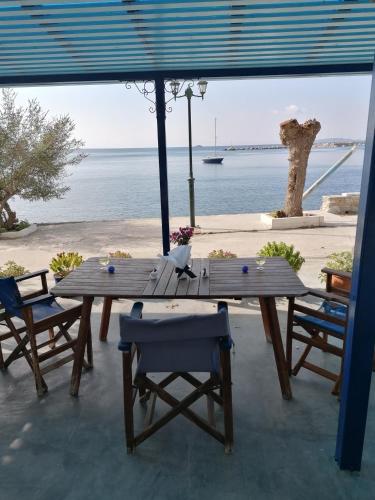Panoramic Sea View Villa Evmenia and Harbourside Sea front apartments in Loutraki Skopelos