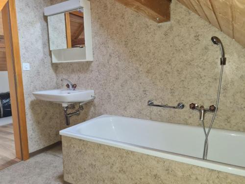 Fürdőszoba, Alpen-Paradies Edelweiss in Urnasch