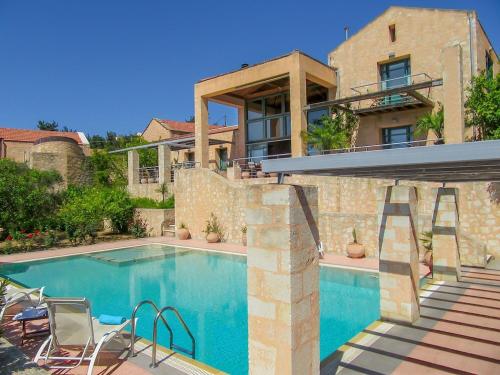 Alkyoni - Apokoron Luxury Villa with Large Private Pool and Great Views