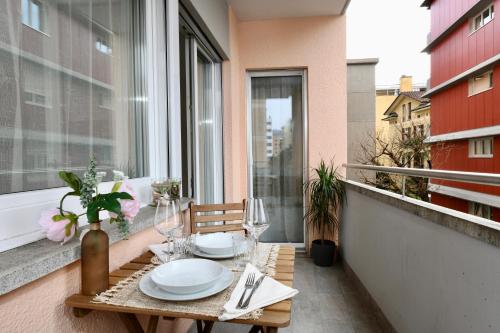 Balkon/terasa, Lake Modern Suites - Free Parking in Castagnola