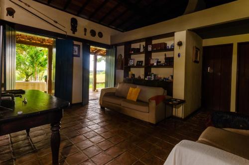 Felles stue/TV-område, Fazenda Hotel Serra da Copioba in Historic City Center